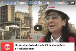 Programa “Agua para Chilca” es destacado en medio televisivo