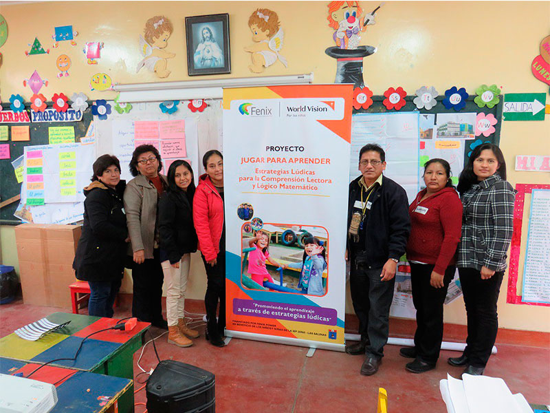 Fenix y World Vision Perú promueven educación lúdica en Chilca