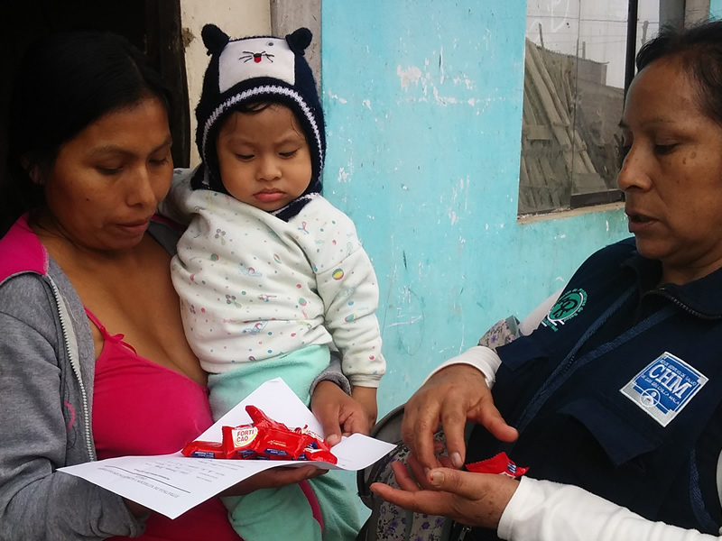 Fenix logra recuperar de la anemia a niños y niñas en Chilca