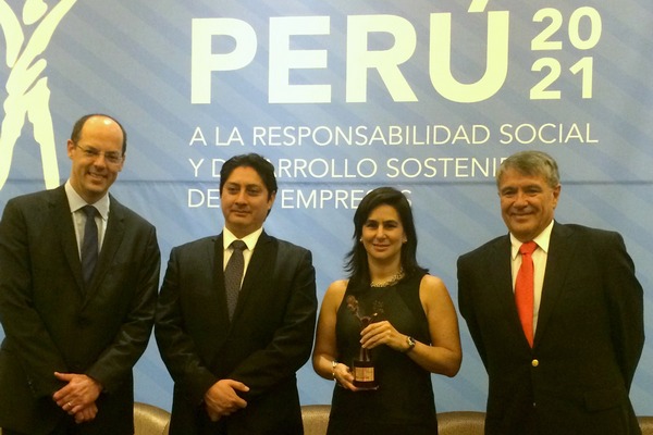 Proyecto “Agua para Chilca” recibió premio Perú 2021