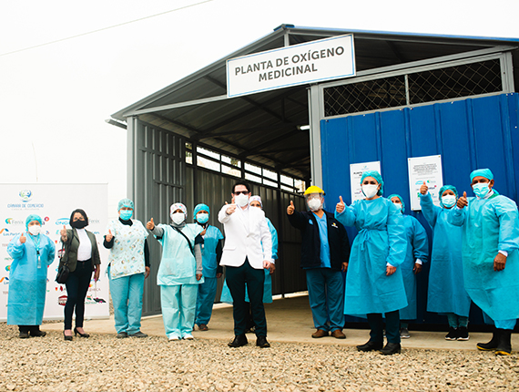 Chilca inaugura su primera Planta de Oxígeno