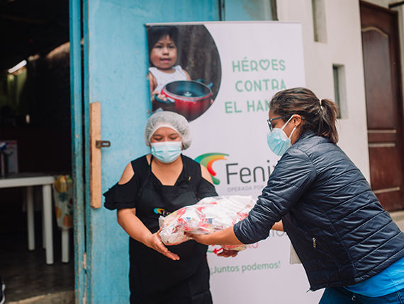 Héroes contra el hambre: Fenix en alianza con banco de alimentos Perú dona 4 toneladas de víveres a comedores populares de Chilca