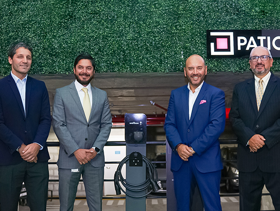 Grupo Patio y Fenix inauguran primera electrolinera en edificio multicorporativo