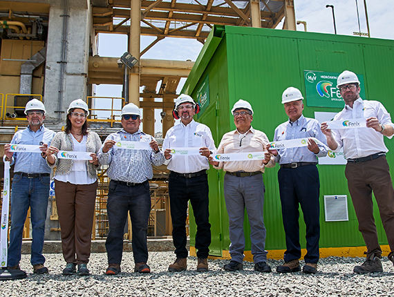 Fenix inaugura primera planta de hidrógeno verde en una central eléctrica en el Perú